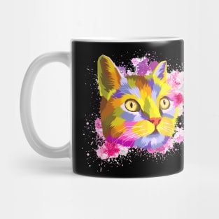 Pop Art Cat Mug